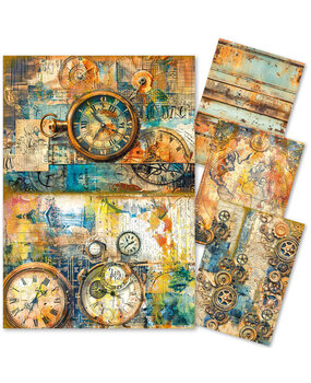 Ciao Bella Papercrafting Mixed Rice Papers A4 Past Time (MF004) Ciao Bella Papercrafting Mixed Rice Papers A4 Past Time (MF004)