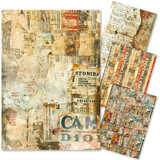 Ciao Bella Papercrafting Mixed Rice Papers A4 Journey Ahead (MF006)