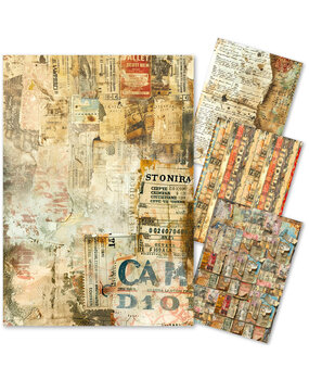 Ciao Bella Papercrafting Mixed Rice Papers A4 Journey Ahead (MF006) Ciao Bella Papercrafting Mixed Rice Papers A4 Journey Ahead (MF006)