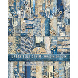 Ciao Bella Papercrafting Urban Blue Denim A4 Mixed Media Book (MA002)