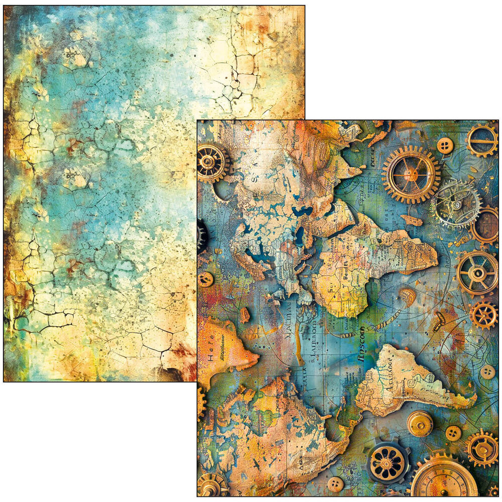 Ciao Bella Papercrafting Past Time A4 Mixed Media Book (MA004) Ciao Bella Papercrafting Past Time A4 Mixed Media Book (MA004)