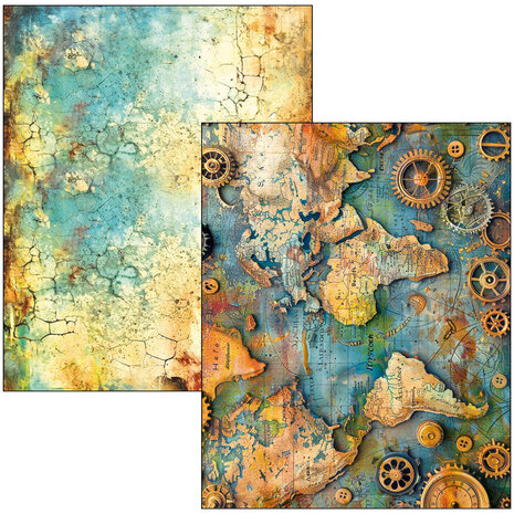 Ciao Bella Papercrafting Past Time A4 Mixed Media Book (MA004) Ciao Bella Papercrafting Past Time A4 Mixed Media Book (MA004)