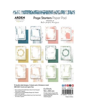 Arden Creative Studio Page Starters 6x8 Inch Paper Pad (ACSPP0005) Arden Creative Studio Page Starters 6x8 Inch Paper Pad (ACSPP0005)