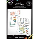 Arden Creative Studio Page Starters 6x8 Inch Rub-On Transfer Set (ACSRO0002)
