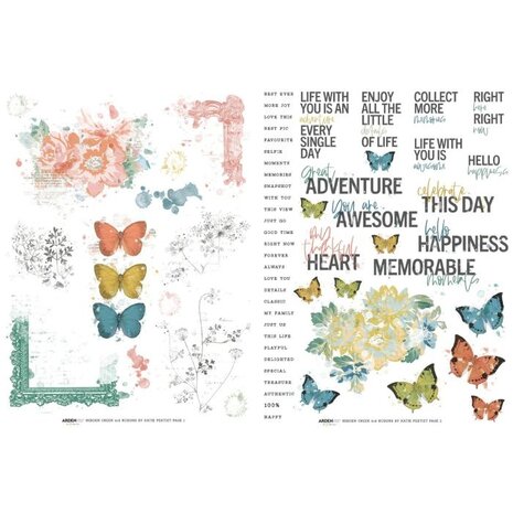 Arden Creative Studio Page Starters 6x8 Inch Rub-On Transfer Set (ACSRO0002) Arden Creative Studio Page Starters 6x8 Inch Rub-On Transfer Set (ACSRO0002)
