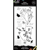 Arden Creative Studio Page Starters Wispy Stems 4x8 Inch Clear Stamp Set (ACSCS0008)