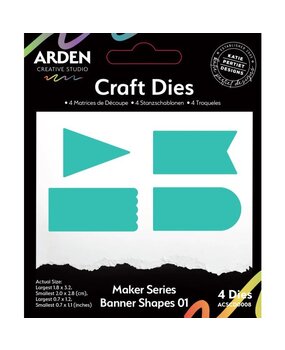 Arden Creative Studio Page Starters Banner Shapes 01 Die Set (ACSCD0008) Arden Creative Studio Page Starters Banner Shapes 01 Die Set (ACSCD0008)