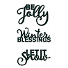 Crafter's Companion Winter White Metal Die Festive Sentiments (WW-MD-FESSEN) (OUTLET) Crafter's Companion Winter White Metal Die Festive Sentiments (WW-MD-FESSEN) (OUTLET)