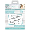 Crafter's Companion Watercolour Christmas Clear Stamps Brush Sentiments (S-WC-ST-BRUS) (OUTLET) Crafter's Companion Watercolour Christmas Clear Stamps Brush Sentiments (S-WC-ST-BRUS) (OUTLET)