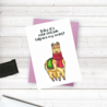 Crafter's Companion Punny Christmas Clear Stamp Alpaca my Scarf (CC-STP-ALMS) (OUTLET) Crafter's Companion Punny Christmas Clear Stamp Alpaca my Scarf (CC-STP-ALMS) (OUTLET)
