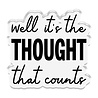 Crafter's Companion Sentiment Tag Clear Stamp It's The Thought (CC-ST-CA-ITTH) (OUTLET) Crafter's Companion Sentiment Tag Clear Stamp It's The Thought (CC-ST-CA-ITTH) (OUTLET)
