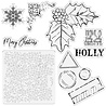 Crafter's Companion Holly Christmas Clear Stamps (CC-ST-CA-HCHR) (OUTLET) Crafter's Companion Holly Christmas Clear Stamps (CC-ST-CA-HCHR) (OUTLET)