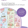 Crafter's Companion 12x9 Inch Die Cut 3D Topper Pad Everyday Celebrations (CC-DTPAD9-EVCE) (OUTLET) Crafter's Companion 12x9 Inch Die Cut 3D Topper Pad Everyday Celebrations (CC-DTPAD9-EVCE) (OUTLET)