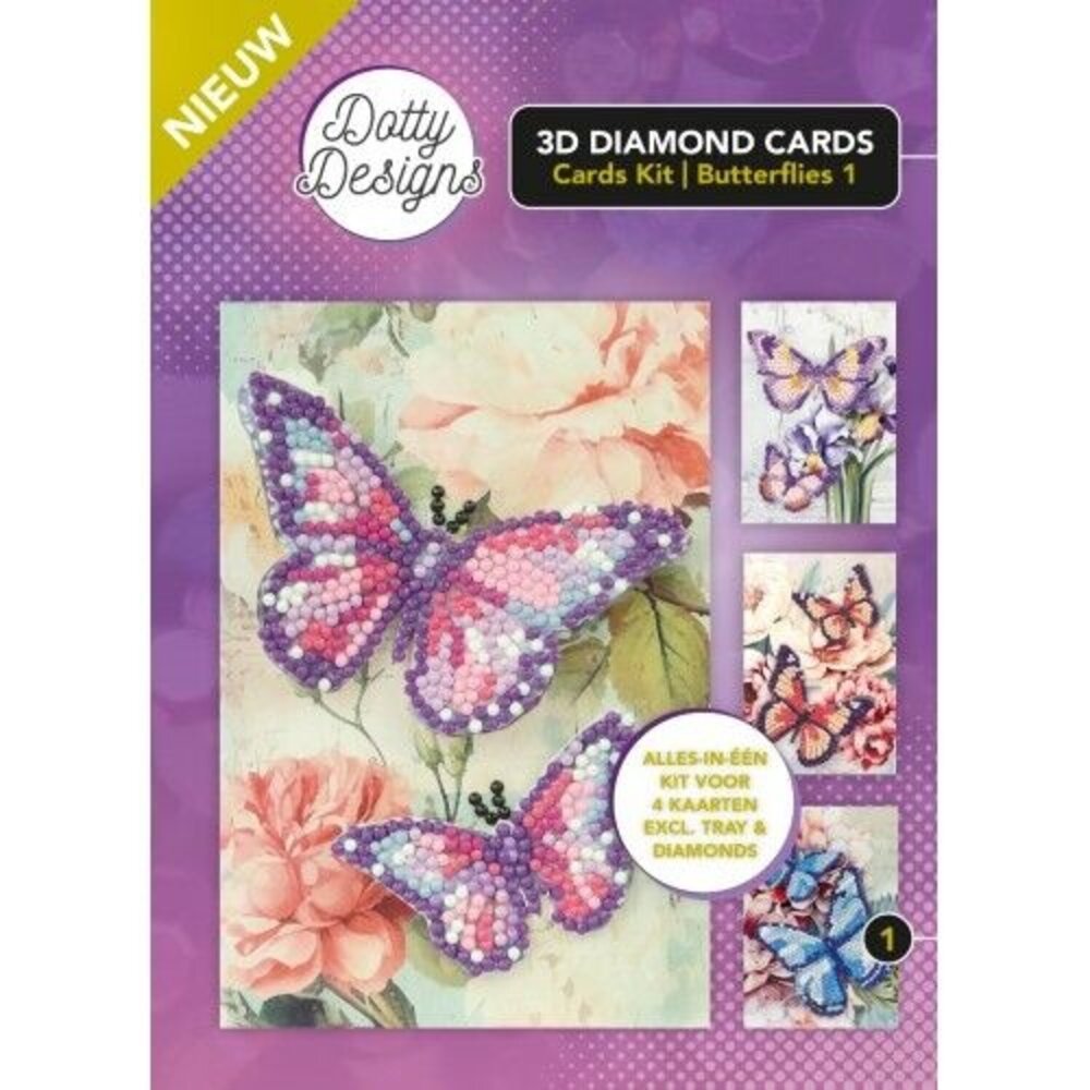 Find It Trading 3D Diamond Cards Kit Butterflies 1 (DDDCK001) Find It Trading 3D Diamond Cards Kit Butterflies 1 (DDDCK001)
