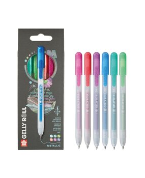 SAKURA Gelly Roll Gelpen Metallic Set (6pcs) (PXGBRAMET6) SAKURA Gelly Roll Gelpen Metallic Set (6pcs) (PXGBRAMET6)
