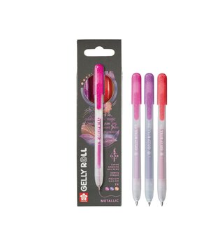 SAKURA Gelly Roll Gelpen Metallic Set Red Pink Purple (3pcs) (PXGBRAMET3C) SAKURA Gelly Roll Gelpen Metallic Set Red Pink Purple (3pcs) (PXGBRAMET3C)