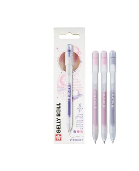 SAKURA Gelly Roll Gelpen Stardust Set Pink Purple (3pcs) (PXGBRASTA3C) SAKURA Gelly Roll Gelpen Stardust Set Pink Purple (3pcs) (PXGBRASTA3C)