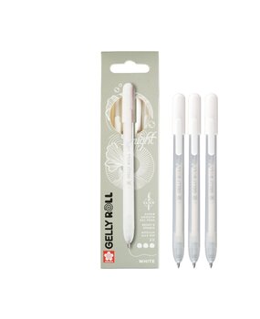 SAKURA Gelly Roll Gelpen Classic Set White (3pcs) (PXGBRAWH3A)