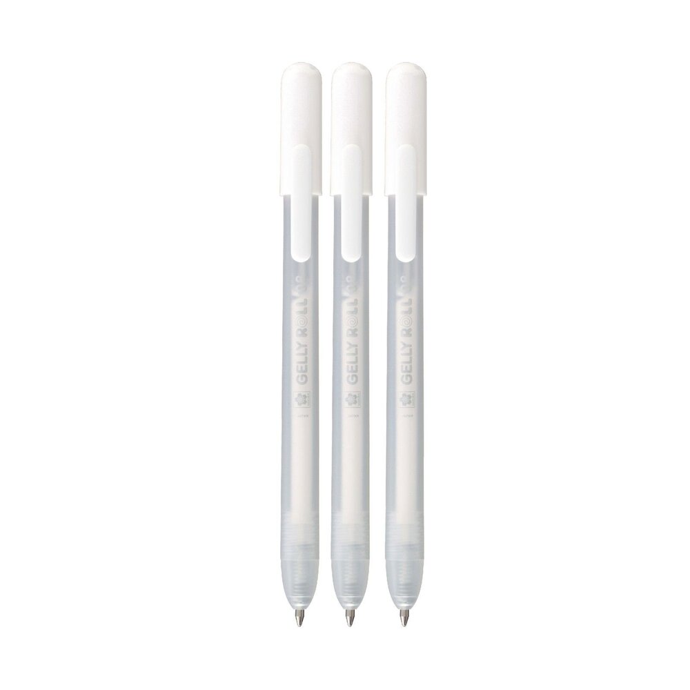 SAKURA Gelly Roll Gelpen Classic Set White (3pcs) (PXGBRAWH3A)