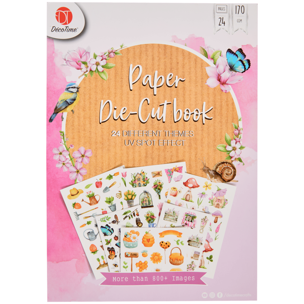 DécoTime Pink A4 Paper Die Cut Book (3204179) DécoTime Pink A4 Paper Die Cut Book (3204179)