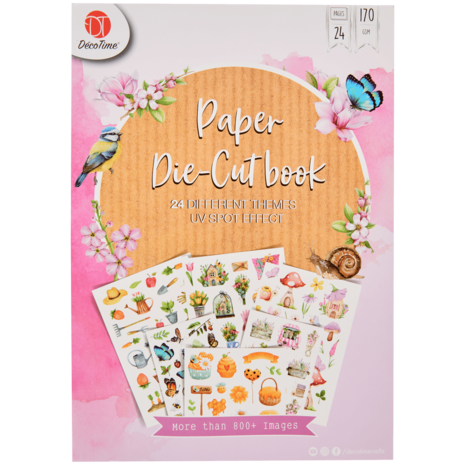 DécoTime Pink A4 Paper Die Cut Book (3204179) DécoTime Pink A4 Paper Die Cut Book (3204179)