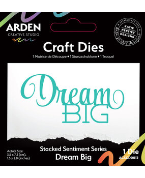 Arden Creative Studio Page Starters Stacked Dream Big Die Set (ACSCD0012) Arden Creative Studio Page Starters Stacked Dream Big Die Set (ACSCD0012)