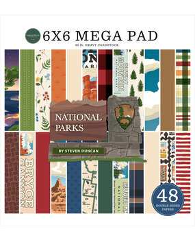 Carta Bella National Parks 6x6 Inch Mega Pad (CBN443031)
