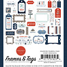 Carta Bella PRE-ORDER Seashore Ephemera Frames & Tags (CBSH444025) Carta Bella PRE-ORDER Seashore Ephemera Frames & Tags (CBSH444025)