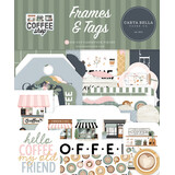 Carta Bella Coffee Shop Ephemera Frames & Tags (CBCS446025)