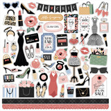 Echo Park Fashion 12x12 Inch Element Sticker (FSH445014)