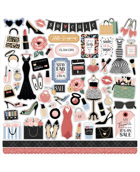 Echo Park Fashion 12x12 Inch Element Sticker (FSH445014)