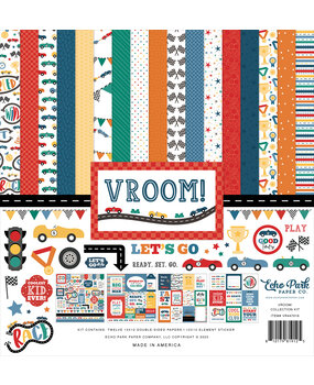 Echo Park Vroom! 12x12 Inch Collection Kit (VR447016)