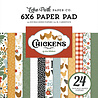Echo Park PRE-ORDER Chickens 6x6 Inch Paper Pad (CK448023) Echo Park PRE-ORDER Chickens 6x6 Inch Paper Pad (CK448023)
