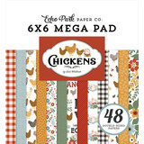 Echo Park Chickens 6x6 Inch Mega Pad (CK448031)