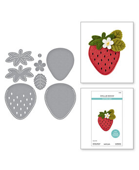 Spellbinders Summer Felt Stitch & Create Berry Blossom Dies (S6-256) Spellbinders Summer Felt Stitch & Create Berry Blossom Dies (S6-256)