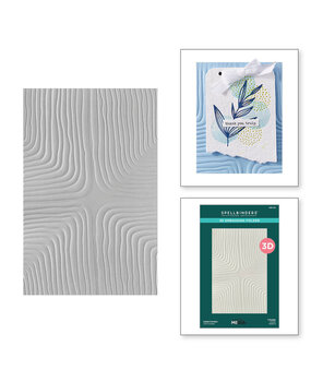 Spellbinders Modern Botanicals Lined Corners 3D Embossing Folder (E3D-124) Spellbinders Modern Botanicals Lined Corners 3D Embossing Folder (E3D-124)