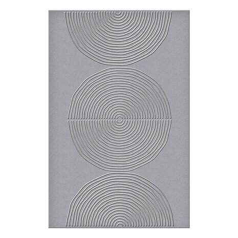 Spellbinders Modern Botanicals Lined Circles Embossing Folder (SES-066) Spellbinders Modern Botanicals Lined Circles Embossing Folder (SES-066)