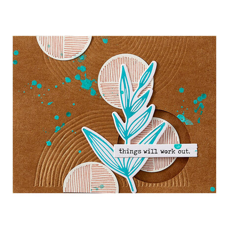 Spellbinders Modern Botanicals Lined Circles Embossing Folder (SES-066) Spellbinders Modern Botanicals Lined Circles Embossing Folder (SES-066)