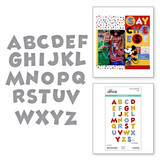 Spellbinders Say Cheese Classic Mouse Alphabet Dies (S5-703)