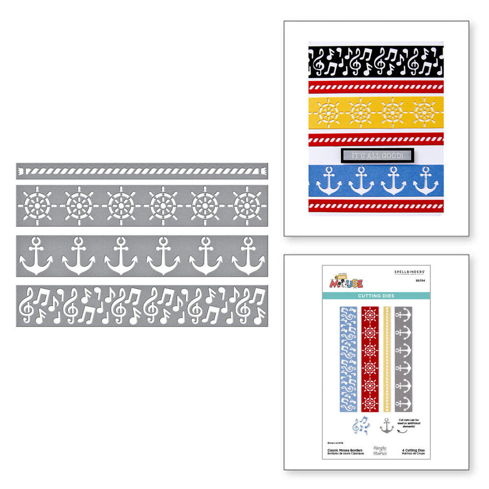 Spellbinders Say Cheese Classic Mouse Borders Dies (S5-704) Spellbinders Say Cheese Classic Mouse Borders Dies (S5-704)