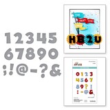 Spellbinders Say Cheese Classic Mouse Numbers & Punctuation Dies (S4-1469)