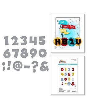 Spellbinders Say Cheese Classic Mouse Numbers & Punctuation Dies (S4-1469) Spellbinders Say Cheese Classic Mouse Numbers & Punctuation Dies (S4-1469)