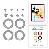 Spellbinders Say Cheese Classic Mouse Frame & Sentiments Dies (S4-1470)