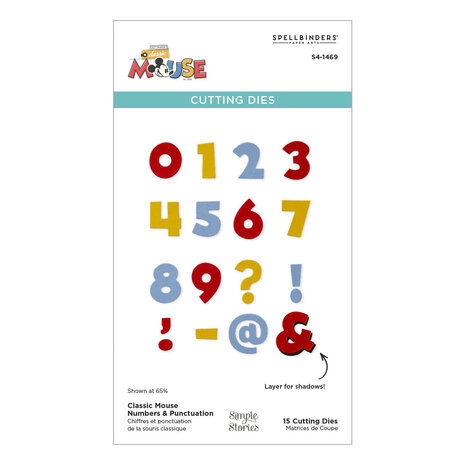Spellbinders Say Cheese Classic Mouse Alphabet & Numbers Dies Bundle (BD-0968) Spellbinders Say Cheese Classic Mouse Alphabet & Numbers Dies Bundle (BD-0968)