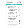 Spellbinders Cheerful Chirps Spread Your Wings Sentiments Clear Stamp (STP-252) Spellbinders Cheerful Chirps Spread Your Wings Sentiments Clear Stamp (STP-252)