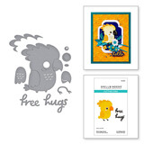 Spellbinders Cheerful Chirps Free Hugs Oscar Dies (S2-432)