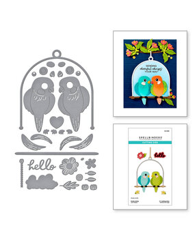 Spellbinders Cheerful Chirps Pretty Birds Dies (S4-1406) Spellbinders Cheerful Chirps Pretty Birds Dies (S4-1406)