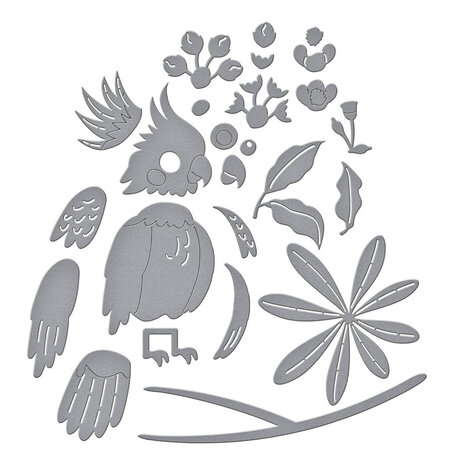 Spellbinders Cheerful Chirps Flying High Dies (S4-1407) Spellbinders Cheerful Chirps Flying High Dies (S4-1407)