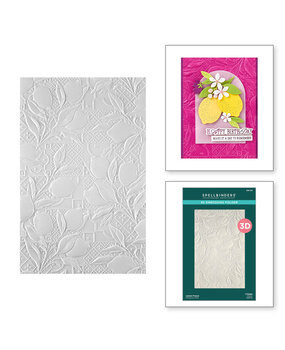 Spellbinders La Dolce Vita Lemon Fresco 3D Embossing Folder (E3D-134) Spellbinders La Dolce Vita Lemon Fresco 3D Embossing Folder (E3D-134)