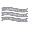 Spellbinders PRE-ORDER La Dolce Vita Banners Dies (S1-173) Spellbinders PRE-ORDER La Dolce Vita Banners Dies (S1-173)